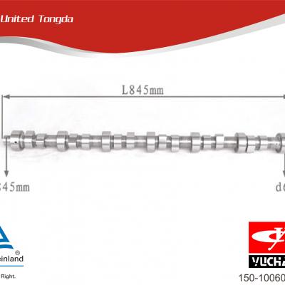 Yuchai engine camshaft 150-1006015B