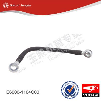 YUCHAI Common rail oil return pipe components E6000-1104C00